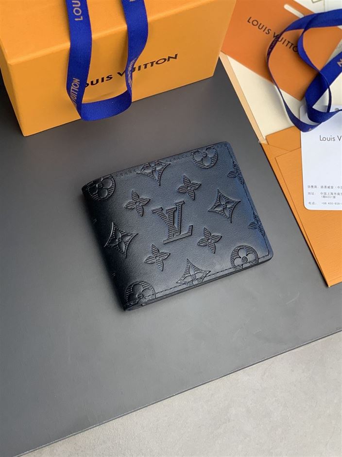 LOUIS VUITTON MULTIPLE WALLET MONOGRAM SHADOW LEATHER