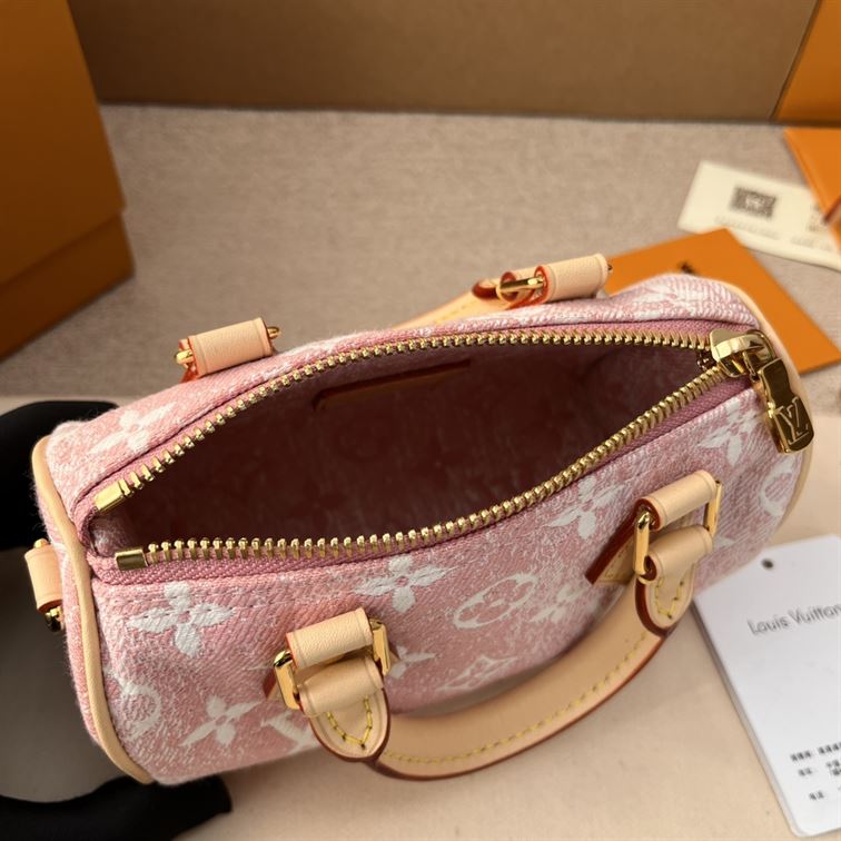 LOUIS VUITTON NANO SPEEDY PINK
