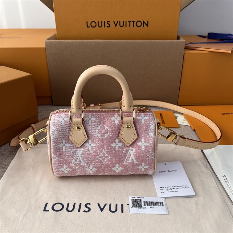 LOUIS VUITTON NANO SPEEDY PINK