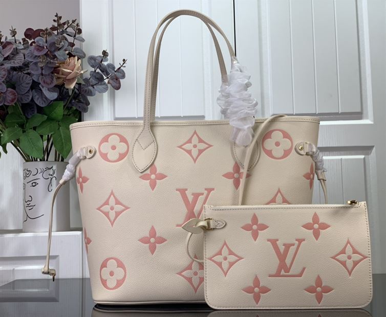 LOUIS VUITTON NEVERFULL MM BICOLOR MONOGRAM