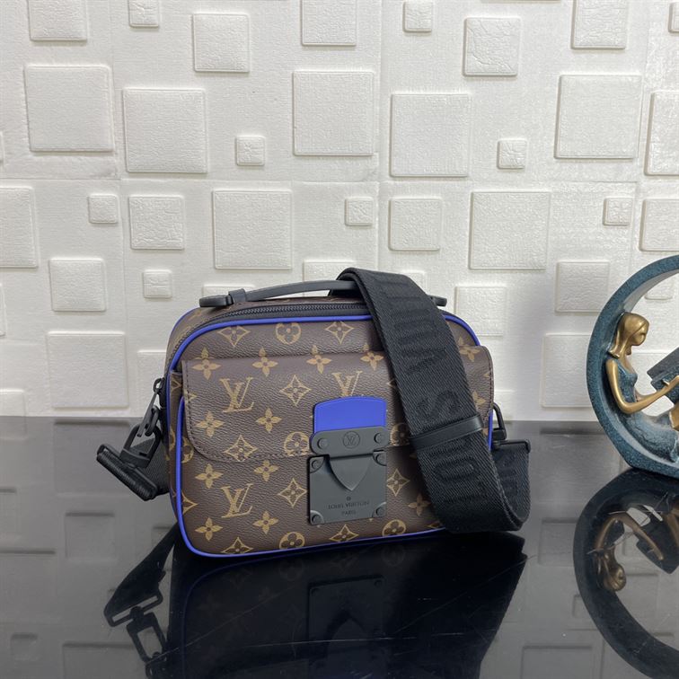 LOUIS VUITTON S LOCK MESSENGER MONOGRAM MACASSAR - LVB047