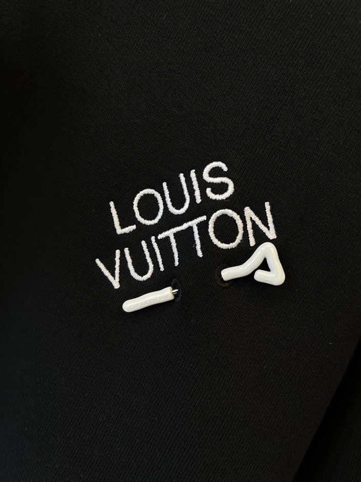 LOUIS VUITTON SIGNATURE HOODIE WITH EMBROIDERY - LVH041