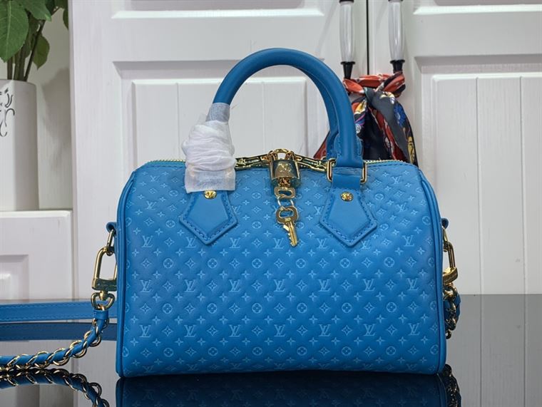 LOUIS VUITTON SPEEDY BANDOULIERE 20 Blue