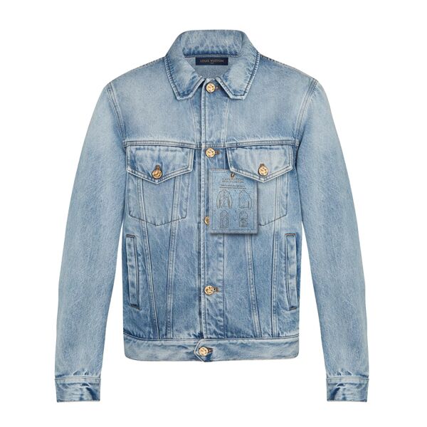 LOUIS VUITTON STAPLES EDITION DNA DENIM JACKET - LVC027