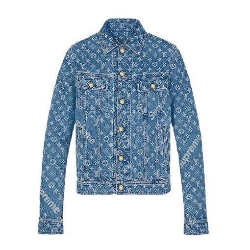 LOUIS VUITTON SUPREME DENIM JACKET - LVC003