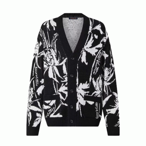 LOUIS VUITTON THISTLE JACQUARD CARDIGAN - LVH049
