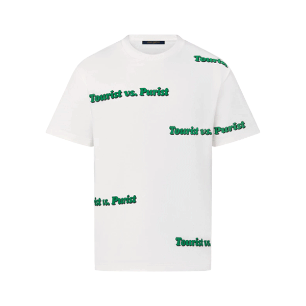 LOUIS VUITTON TOURIST AND PURIST PRINTED TEE IN WHITE - LVTS022