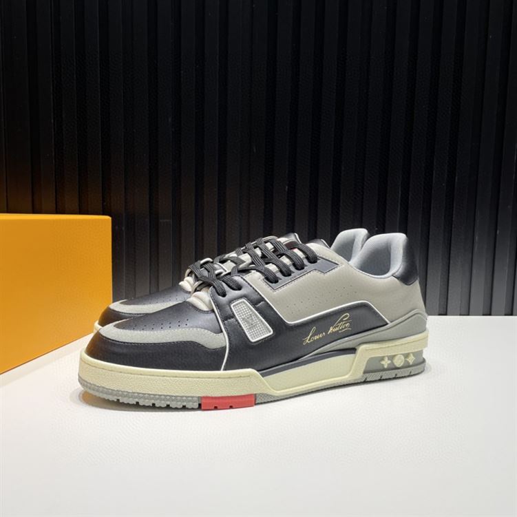 LOUIS VUITTON TRAINER BLACK GREY- LVS029