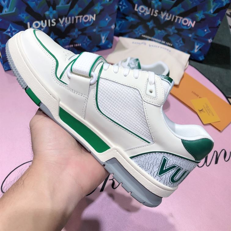 LOUIS VUITTON TRAINER GREEN MESH - LVS017