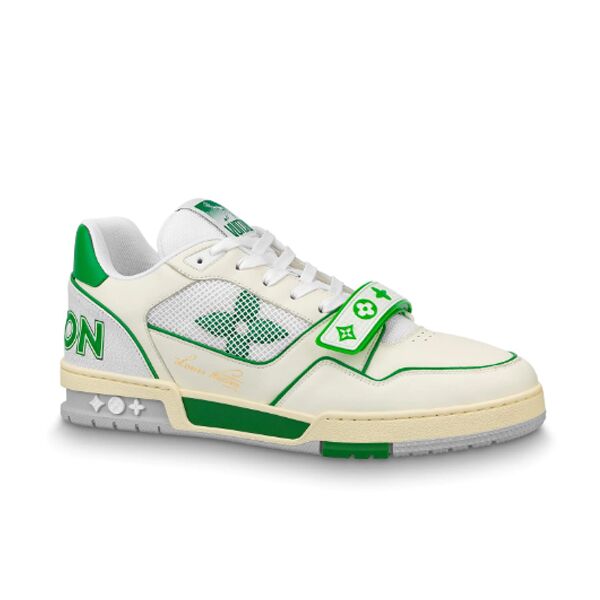 LOUIS VUITTON TRAINER GREEN MESH - LVS017