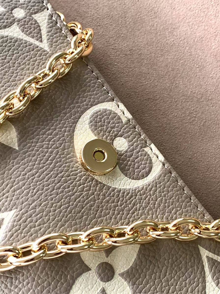 LOUIS VUITTON WALLET ON CHAIN IVY BICOLOR