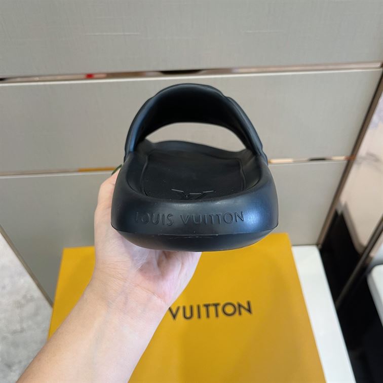 LOUIS VUITTON WATERFRONT MULE BLACK - LVSD043