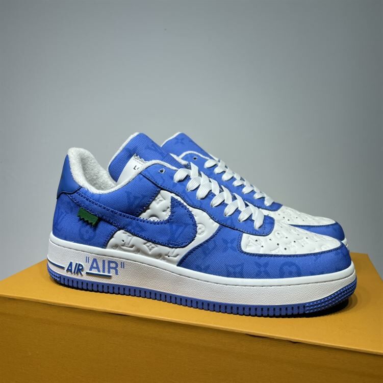 LOUIS VUITTON X NIKE AIR FORCE 1 LOW-TOP SNEAKERS - LVS134