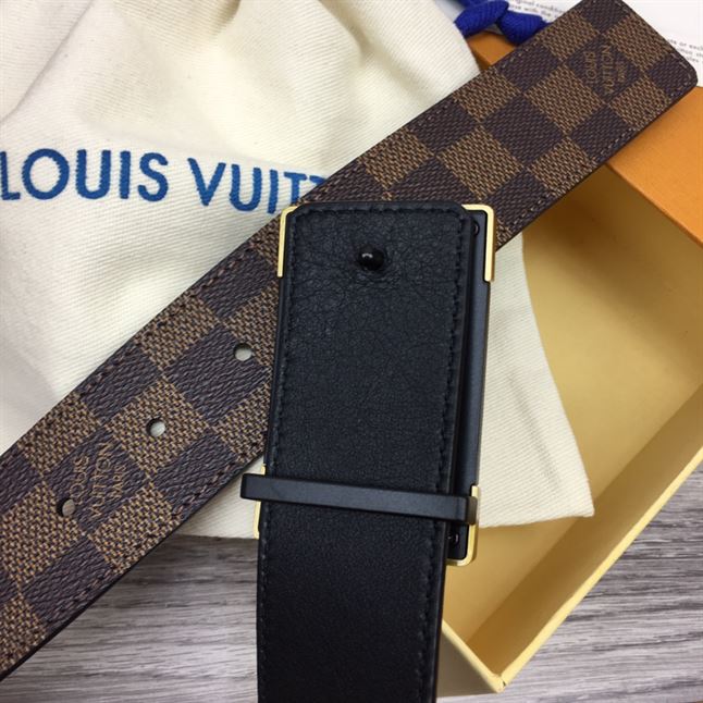 LV DAMIER EBENE NEO TRUNK 40MM REVERSIBLE BELT - LBE066