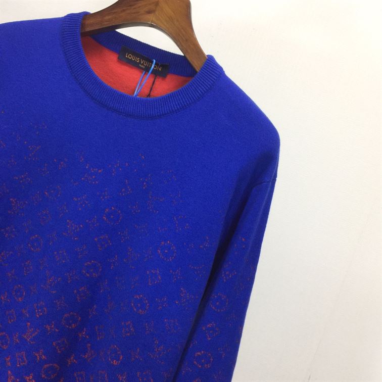 LVSE MONOGRAM DEGRADÃ‰ CREWNECK