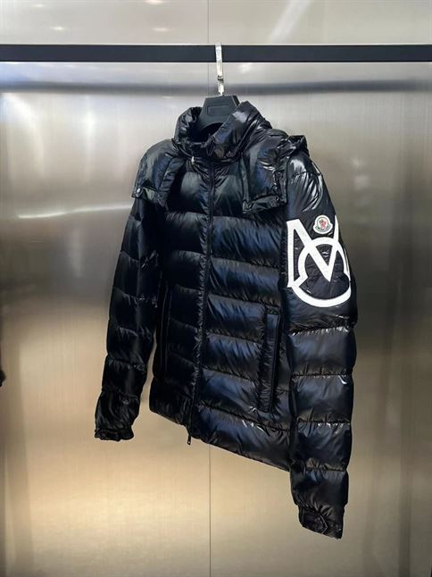 MONCLER BLACK DOWN SAULX PUFFER JACKET - MC025