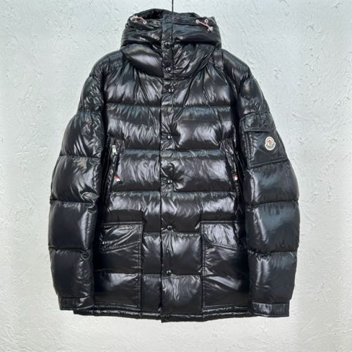 MONCLER CHIABLESE LONG PARKA JACKET IN BLACK - MC050