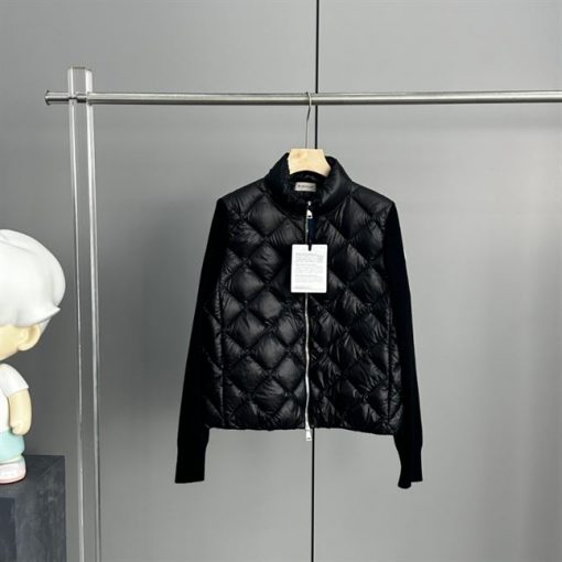 MONCLER DOWN PUFFER WOOL CARDIGAN - MC031