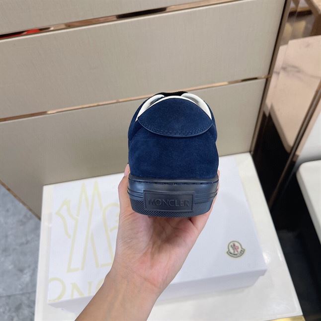 MONCLER NAVY SUEDE NEW MONACO SNEAKERS - MCS010