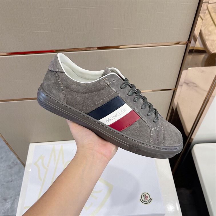 MONCLER NEW MONACO SUEDE SNEAKERS - MCS004