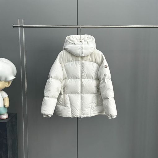 MONCLER WHITE POLYAMIDE MEANDRE JACKET - MC056