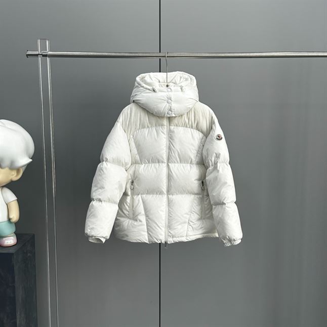 MONCLER WHITE POLYAMIDE MEANDRE JACKET - MC056