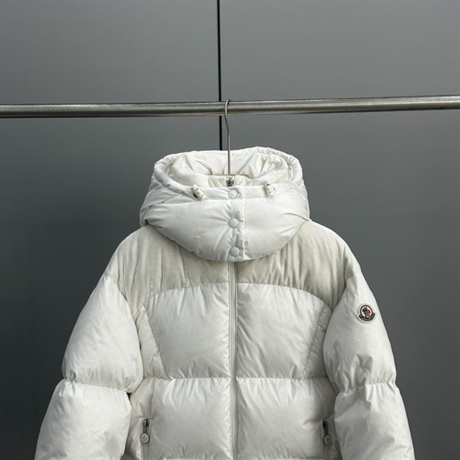 MONCLER WHITE POLYAMIDE MEANDRE JACKET - MC056