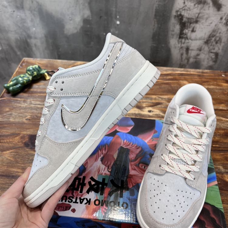 NIKE ZOOM DUNK LOW PRO SB 'SUMMIT WHITE' SNEAKER - NSN001