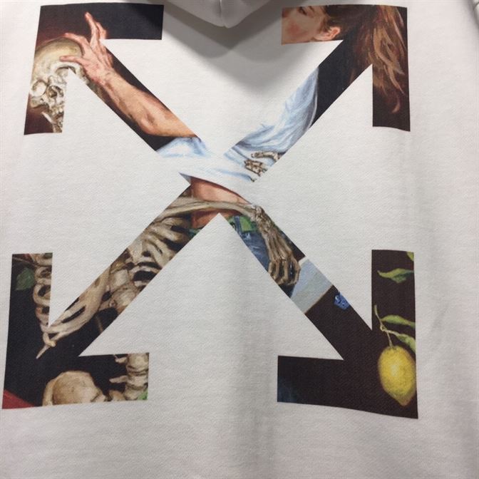 OFF-WHITE CARAVAGGIO ARROW HOODIE - OS005