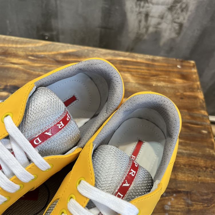 PRADA AMERICA'S CUP SOFT RUBBER AND BIKE FABRIC SNEAKERS - PRS041