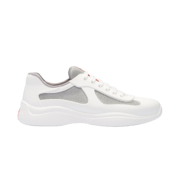 PRADA AMERICA'S CUP SOFT RUBBER AND BIKE FABRIC SNEAKERS - PRS042