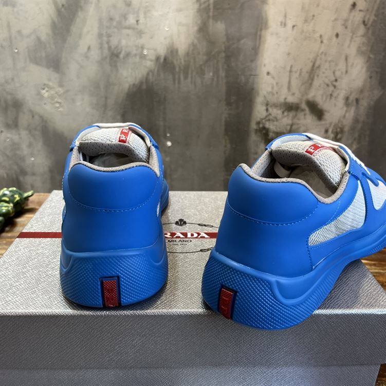PRADA AMERICA'S CUP SOFT RUBBER AND BIKE FABRIC SNEAKERS - PRS043