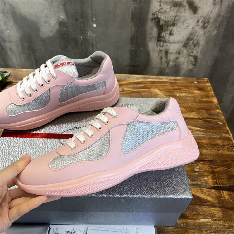 PRADA AMERICA'S CUP SOFT RUBBER AND BIKE FABRIC SNEAKERS - PRS044