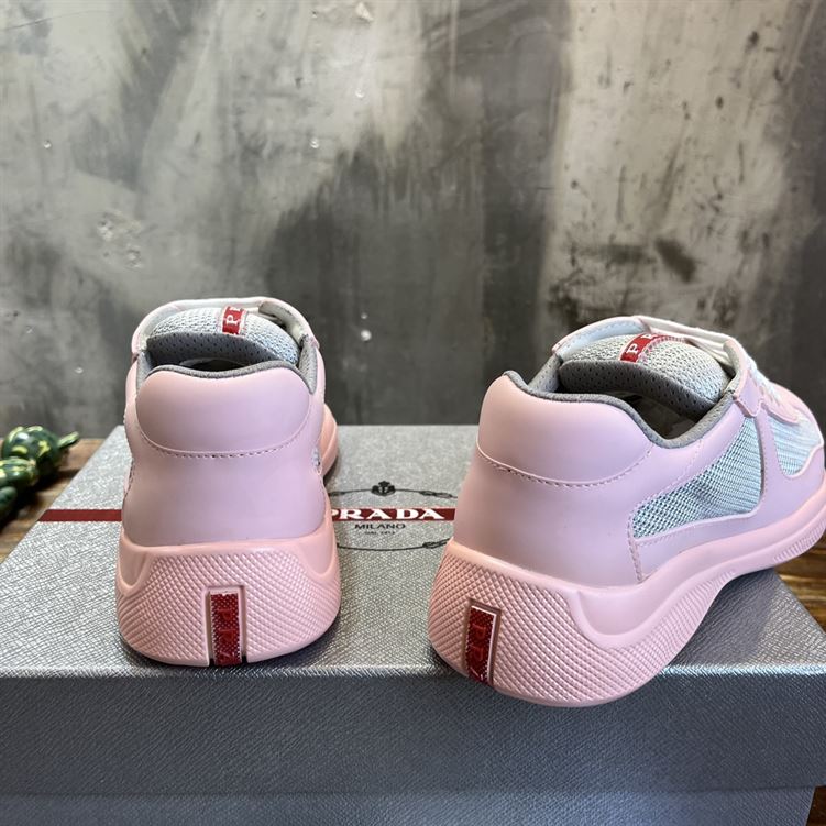 PRADA AMERICA'S CUP SOFT RUBBER AND BIKE FABRIC SNEAKERS - PRS044