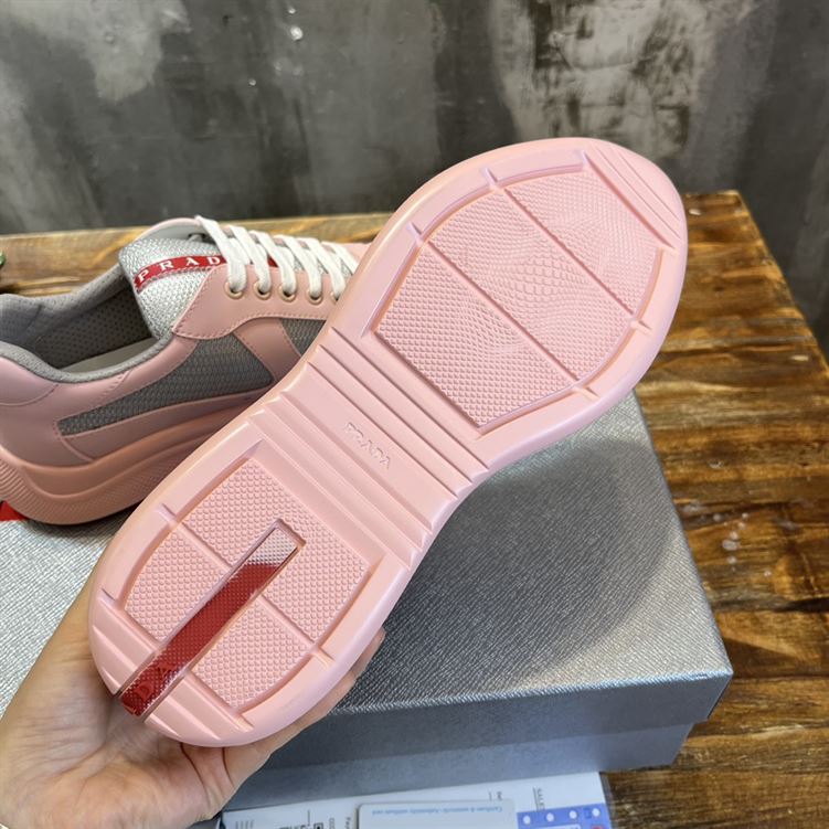 PRADA AMERICA'S CUP SOFT RUBBER AND BIKE FABRIC SNEAKERS - PRS044