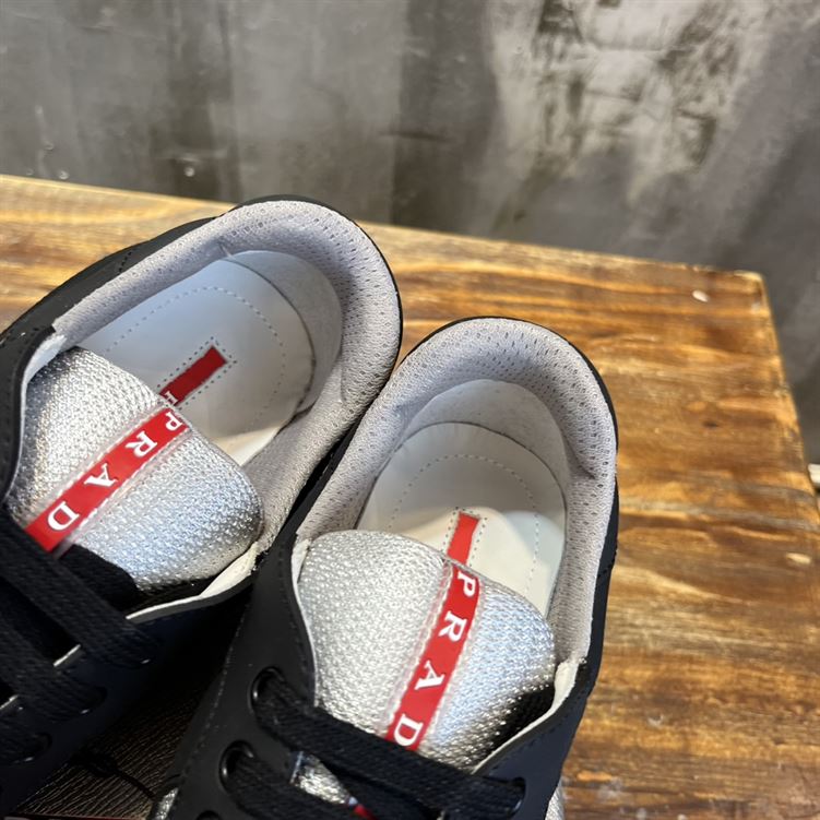 PRADA AMERICA'S CUP SOFT RUBBER AND BIKE FABRIC SNEAKERS - PRS045