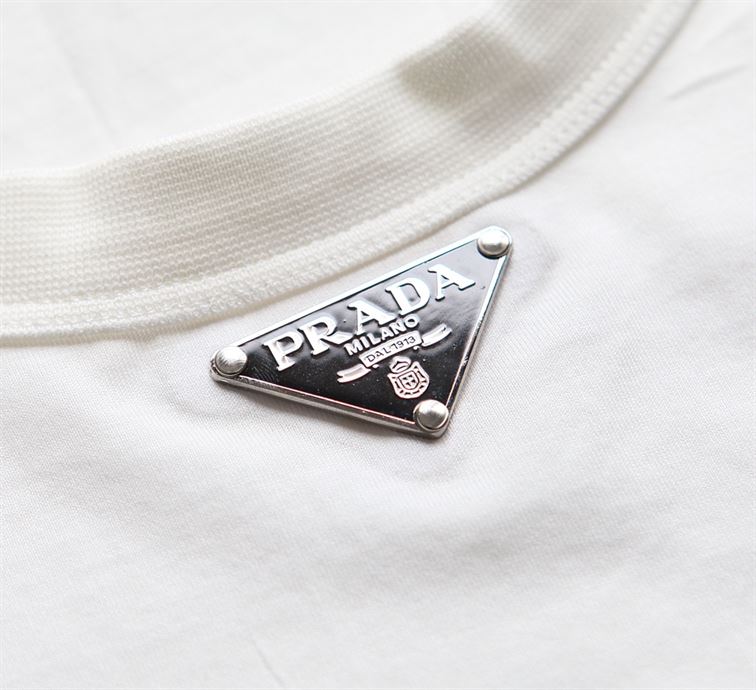 PRADA COTTON T-SHIRT WHITE - PT002