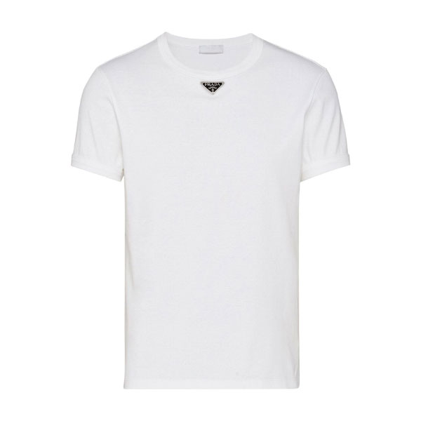 PRADA COTTON T-SHIRT WHITE - PT002