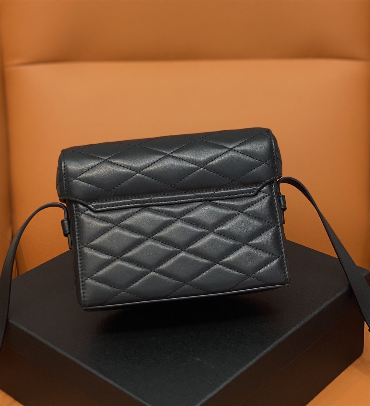 YSL JUNE QUILTED LEATHER CROSSBODY BAG