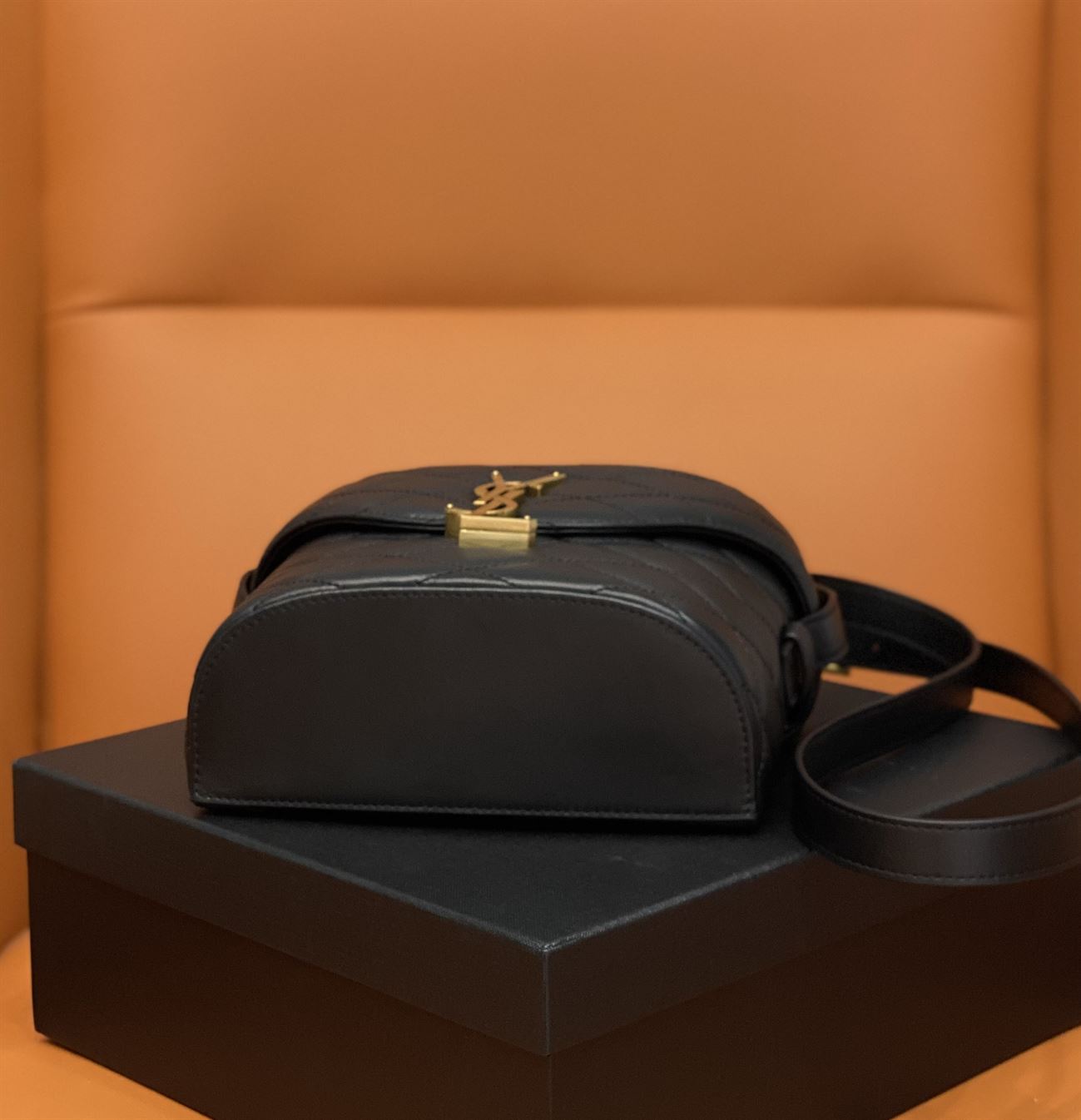 YSL JUNE QUILTED LEATHER CROSSBODY BAG