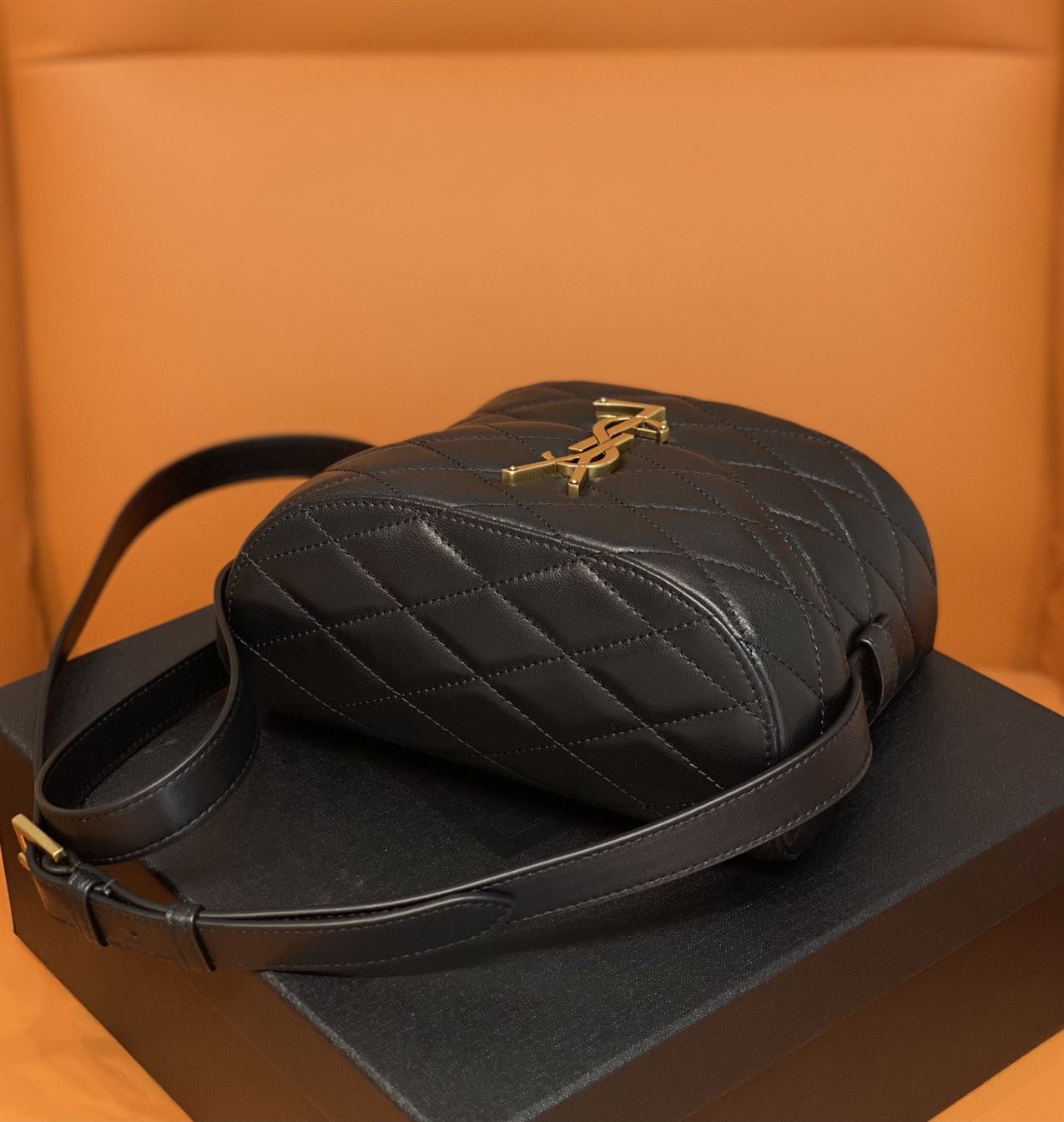 YSL JUNE QUILTED LEATHER CROSSBODY BAG