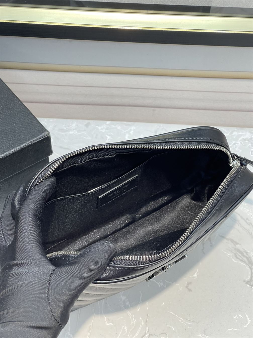 YSL LOU CAMERA BAG IN QUILTED LEATHER