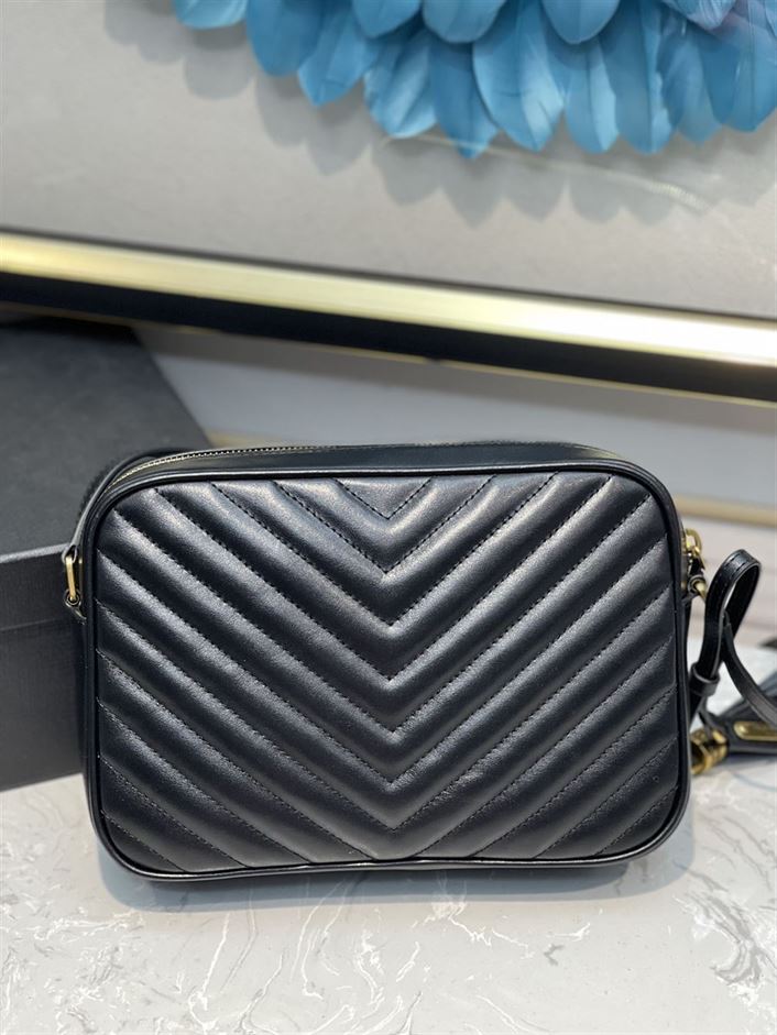 YSL LOU CAMERA BAG IN QUILTED LEATHER