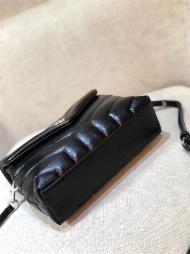 YSL LOULOU TOY STRAP BLACK BAG