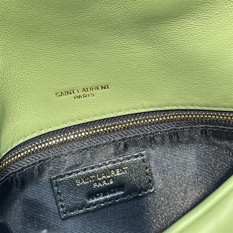 YSL PUFFER TOY MINT GREEN BAG