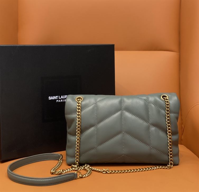 YSL PUFFER TOY BAG IN QUILTED LAMBSKIN