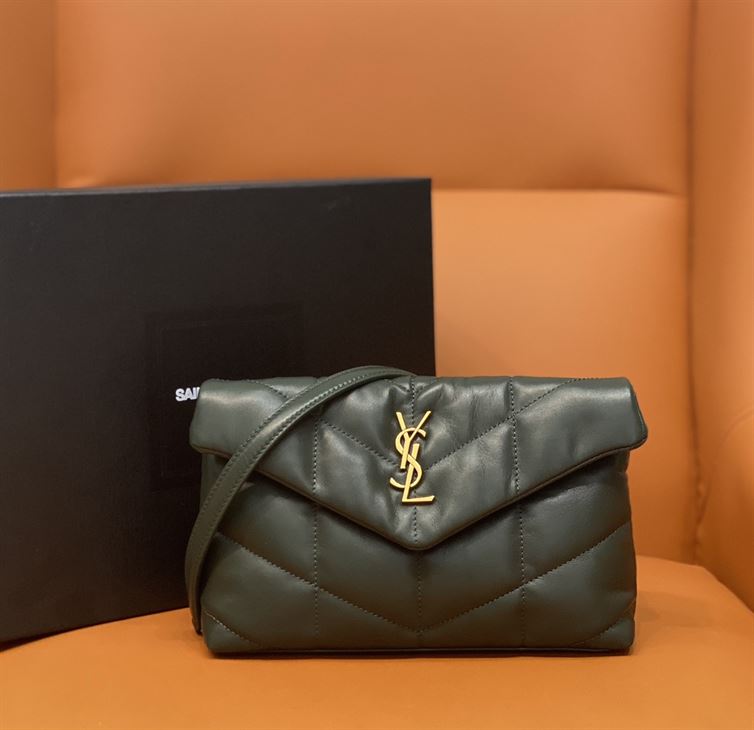 YSL PUFFER TOY BAG IN QUILTED LAMBSKIN