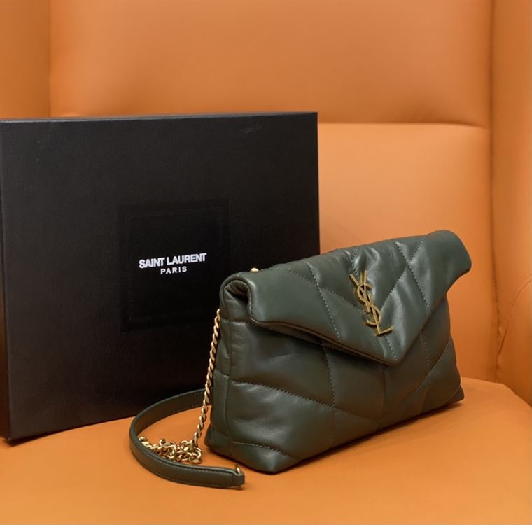 YSL PUFFER TOY BAG IN QUILTED LAMBSKIN