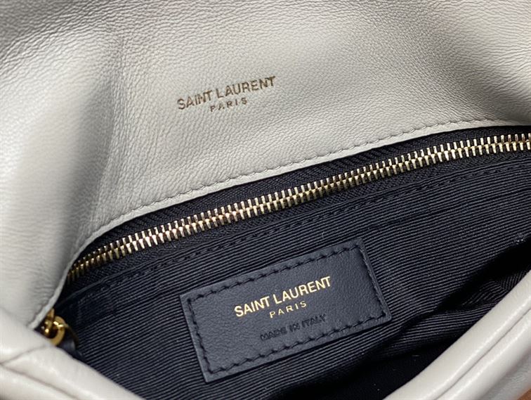 YSL PUFFER TOY BAG IN QUILTED LAMBSKIN