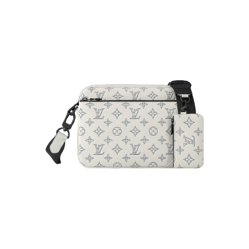Louis Vuitton Trio Messenger White Bag